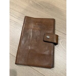 Shinola Journal Ipad Cover Natural Horween Leather USA Notebook Brown